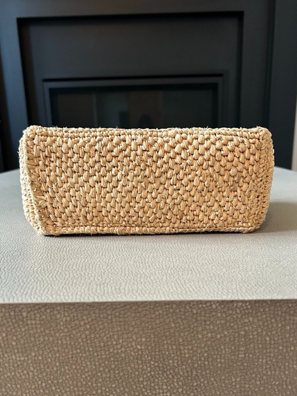 Hat Attack Mini Lulu Tote in Natural - Picture 4 of 5